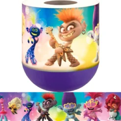 Universal Trolls World Tour Color Changing Tabletop LED Night Light, Purple
