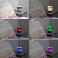 Universal Trolls World Tour Color Changing Tabletop LED Night Light, Purple